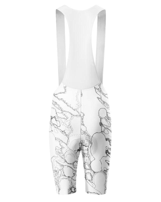 ROCKBROS Men Sketch Map Bib Cycling Shorts