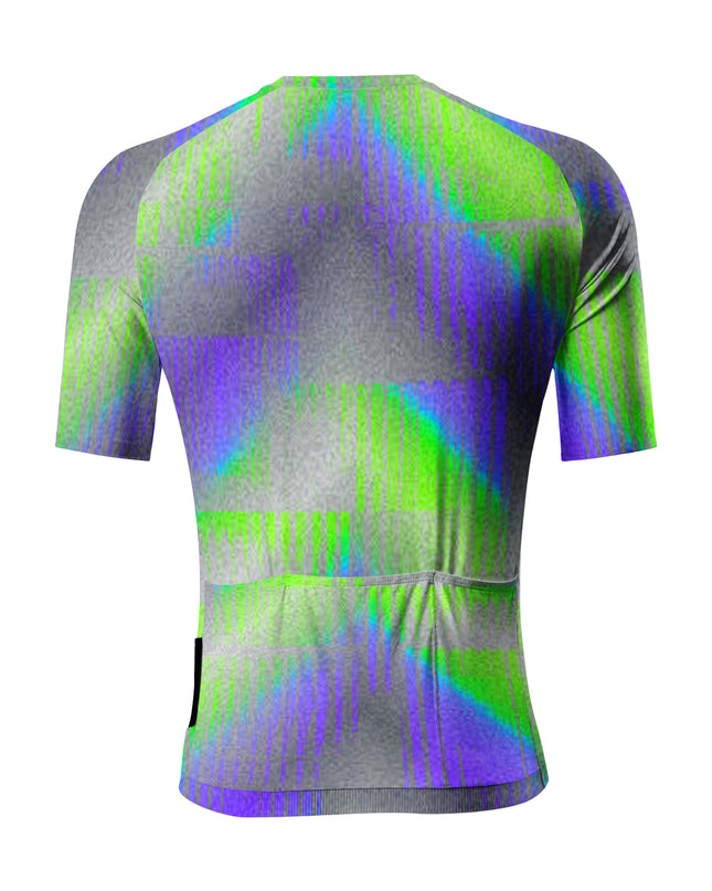 ROCKBROS Men Neon Gradient Cycling Jersey