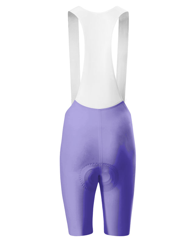 ROCKBROS Men Solid Purple Bib Cycling Shorts