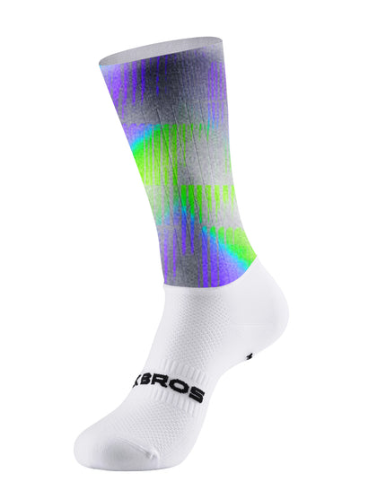 ROCKBROS Neon Gradient Cycling Socks