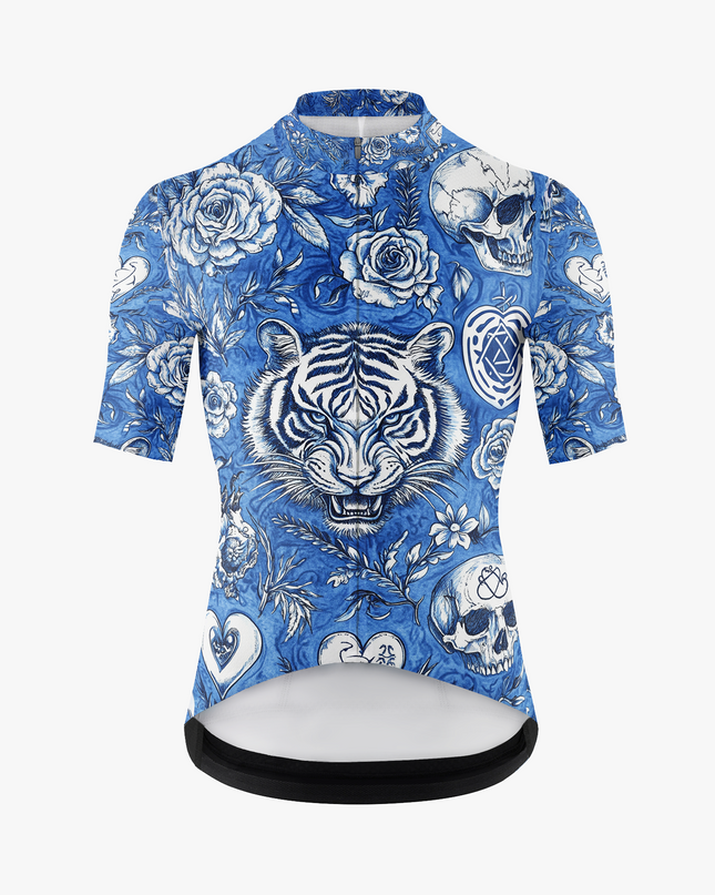 Men's Gothic Hand-Drawn Cycling Jersey