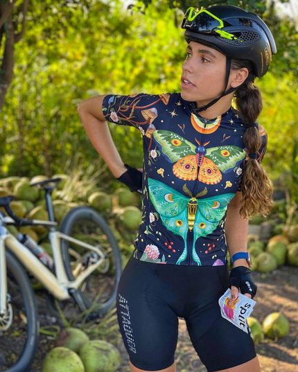 ROCKBROS Women's "Nocturnal Wings" All-Weather Fantasy Art Pro Aero Jersey