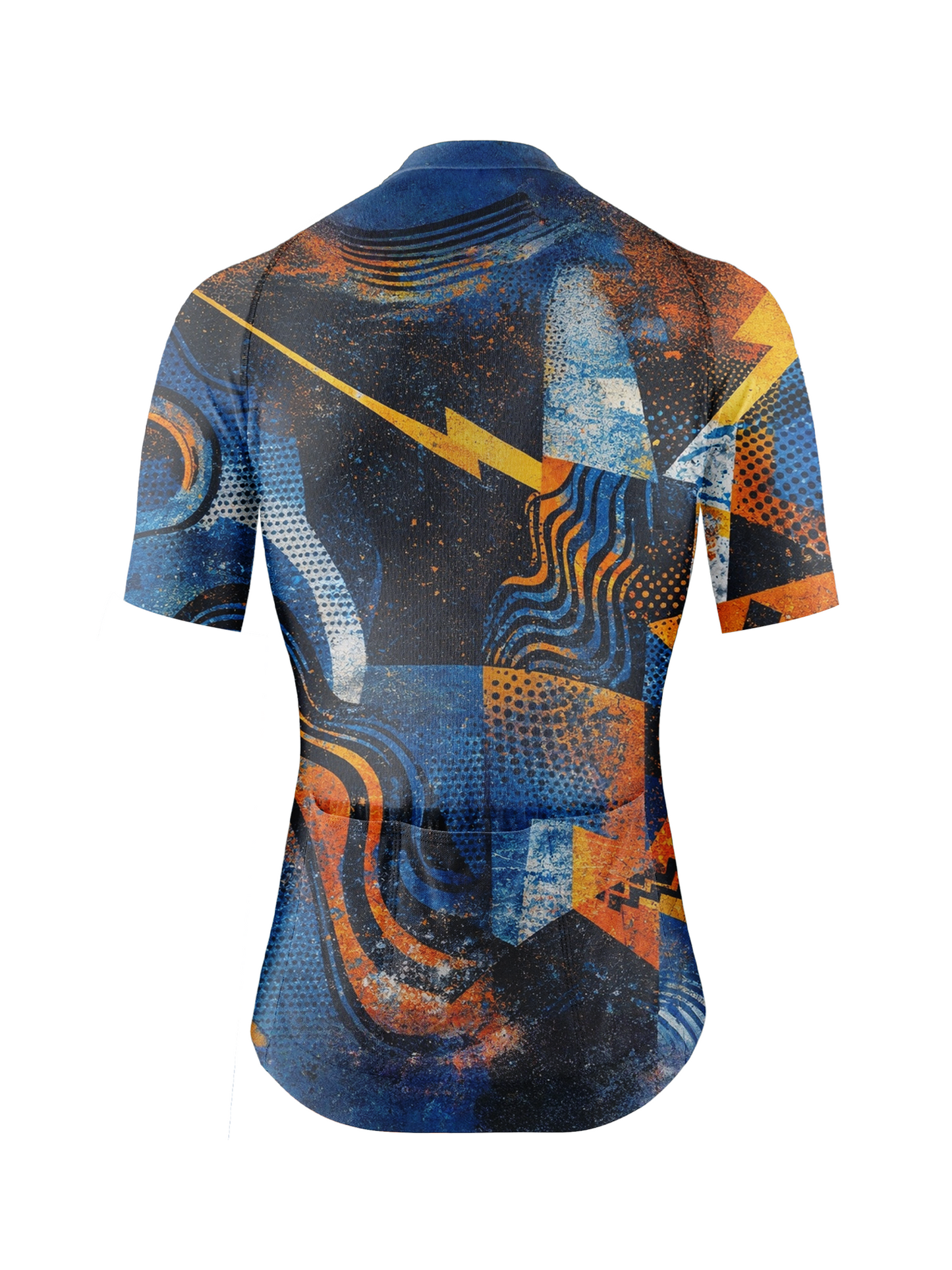 RockBros Men's Urban Grunge Lightning Cycling Jersey