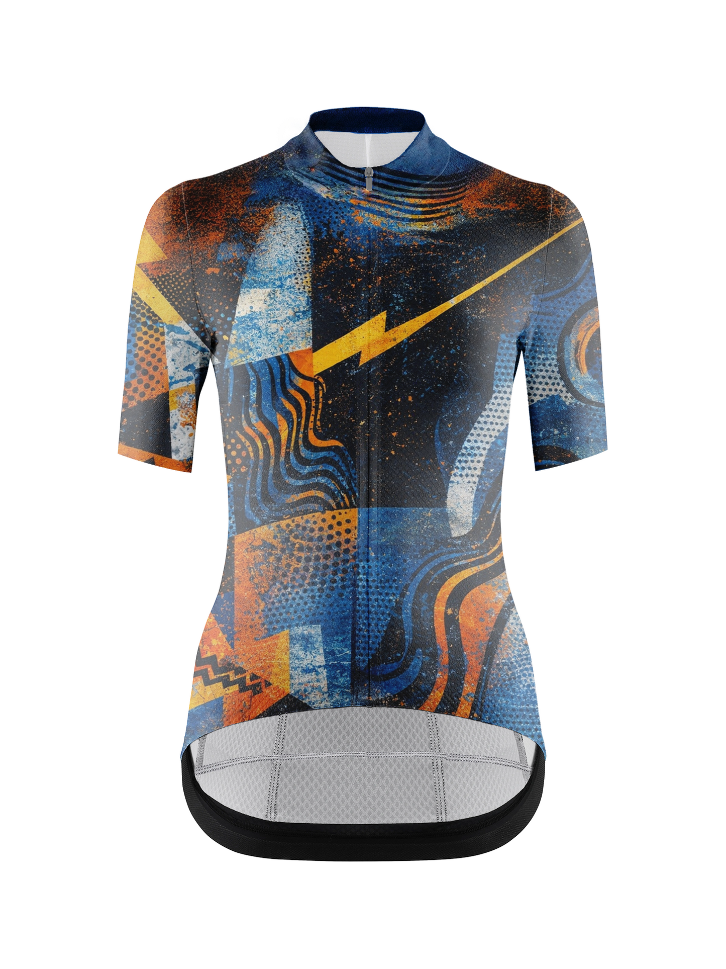 RockBros Men's Urban Grunge Lightning Cycling Jersey