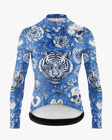 Men's Gothic Hand-Drawn Cycling Jersey