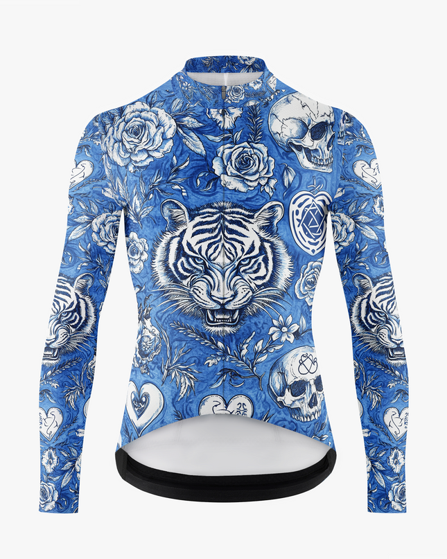 Men's Gothic Hand-Drawn Cycling Jersey
