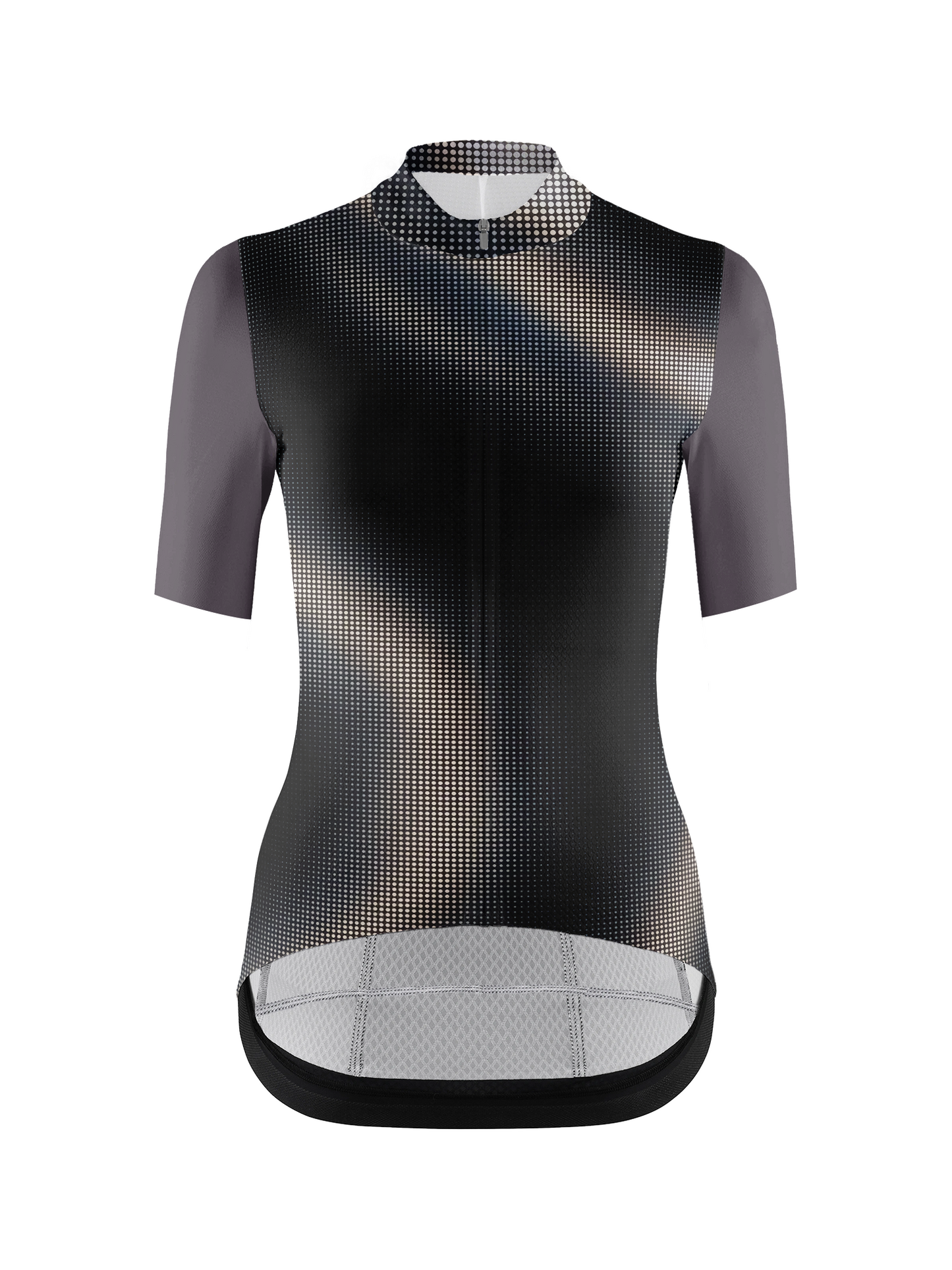 RockBros Men's "Carbon Flash" Halftone Gradient Performance Cycling Jersey