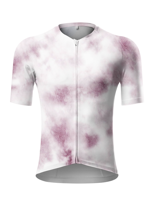 RockBros Women's "Rosé Haze" Artistic Marble Wash Cycling Jersey