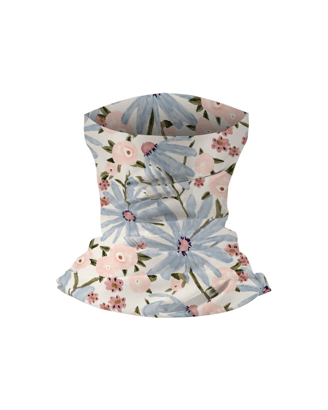 ROCKBROS Soft Pastel Floral Cycling Neck Gaiter
