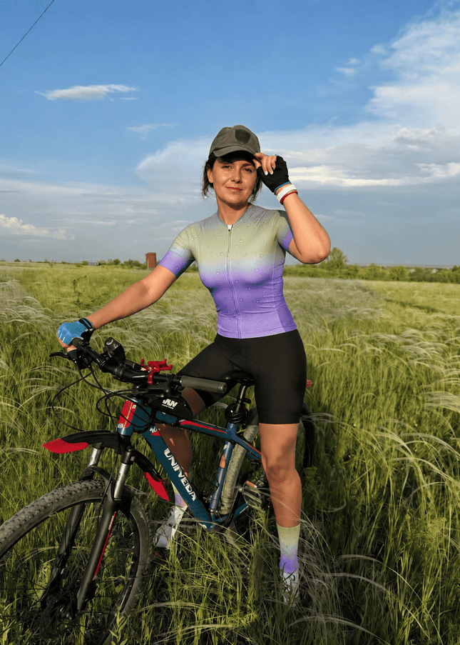 ROCKBROS Women's Dewdrop Gradient Pro Aero Cycling Jersey