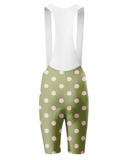 ROCKBROS Women's Nature-Inspired Polka Dot Cycling Bib Shorts