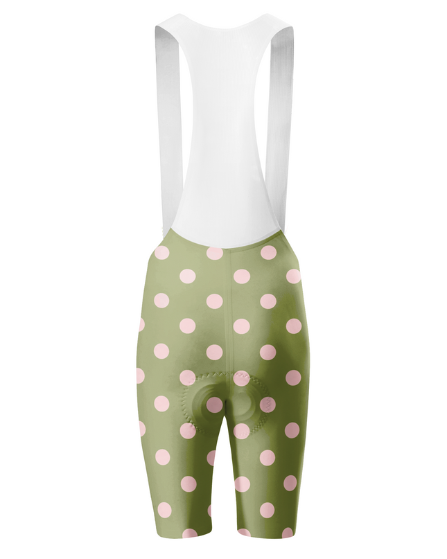 ROCKBROS Women's Nature-Inspired Polka Dot Cycling Bib Shorts