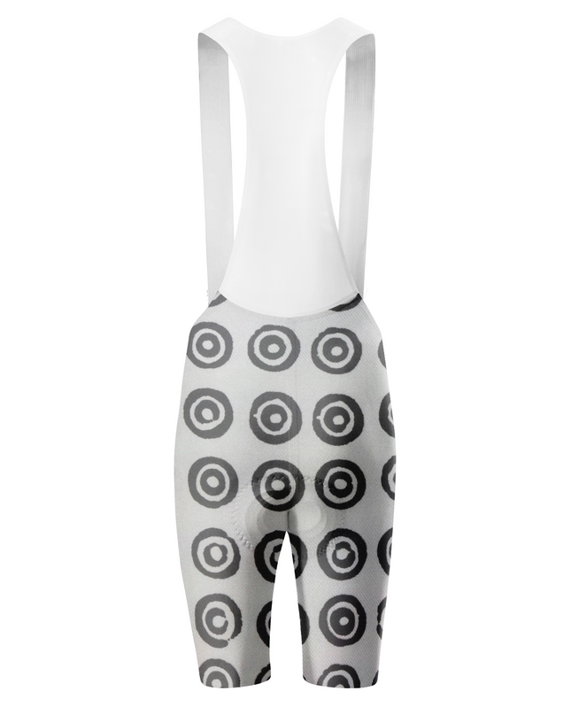 ROCKBROS Women's Abstract Circle Print Cycling Bib Shorts