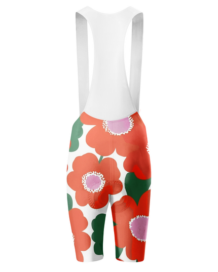 ROCKBROS Women's Artistic Poppy Cycling Shorts