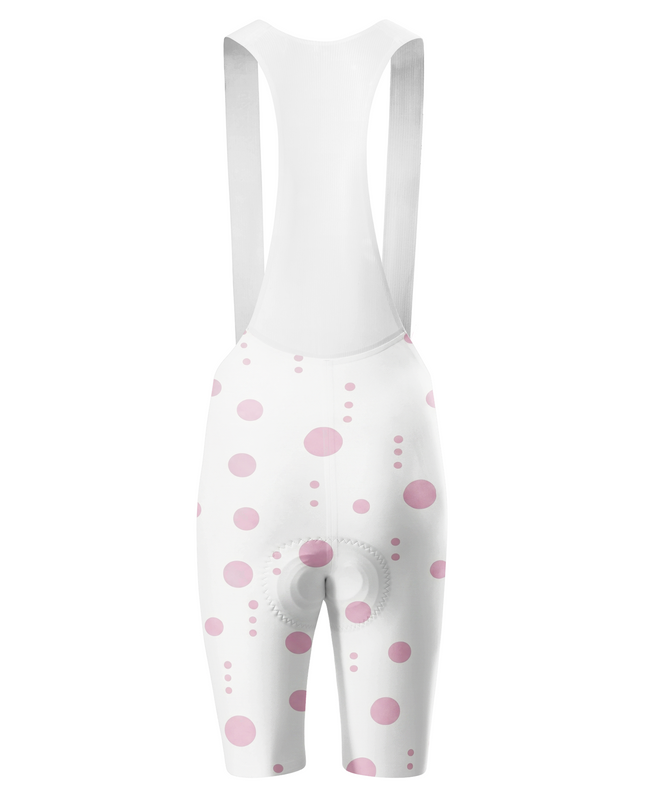 ROCKBROS Women's Cute Polka Dot Cycling Bib Shorts