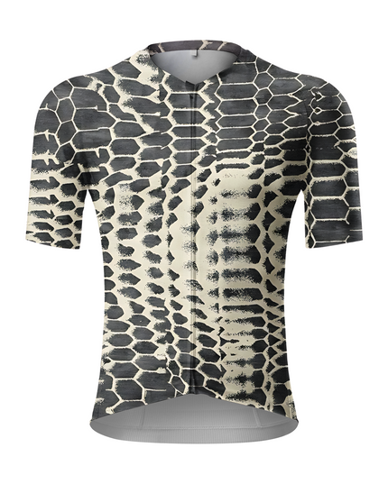 ROCKBROS Men's "Wild Shadow" Python Pattern Performance Cycling Jersey