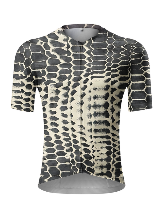 RockBros Men's "Wild Shadow" Python Pattern Performance Cycling Jersey