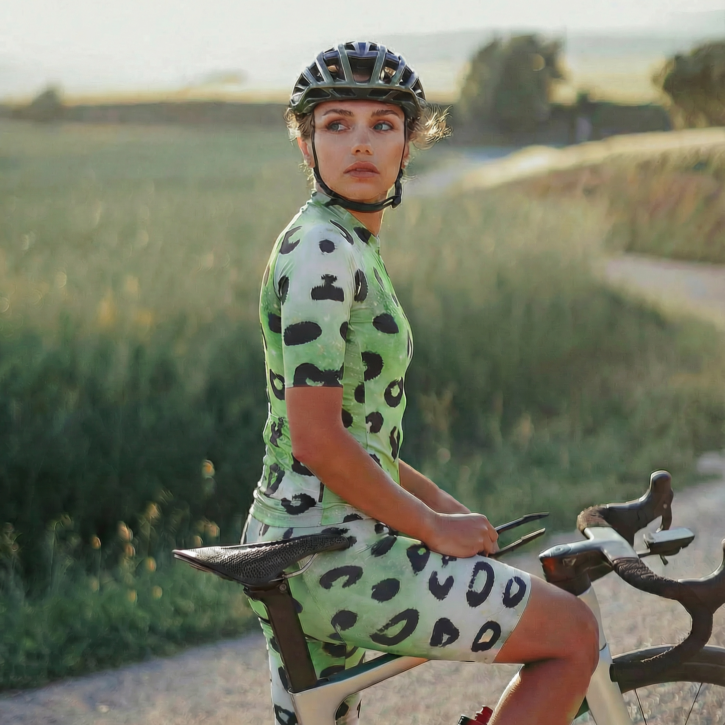 ROCKBROS Women's "Stardust Panther" Cosmic Wild Art Pro Aero Jersey