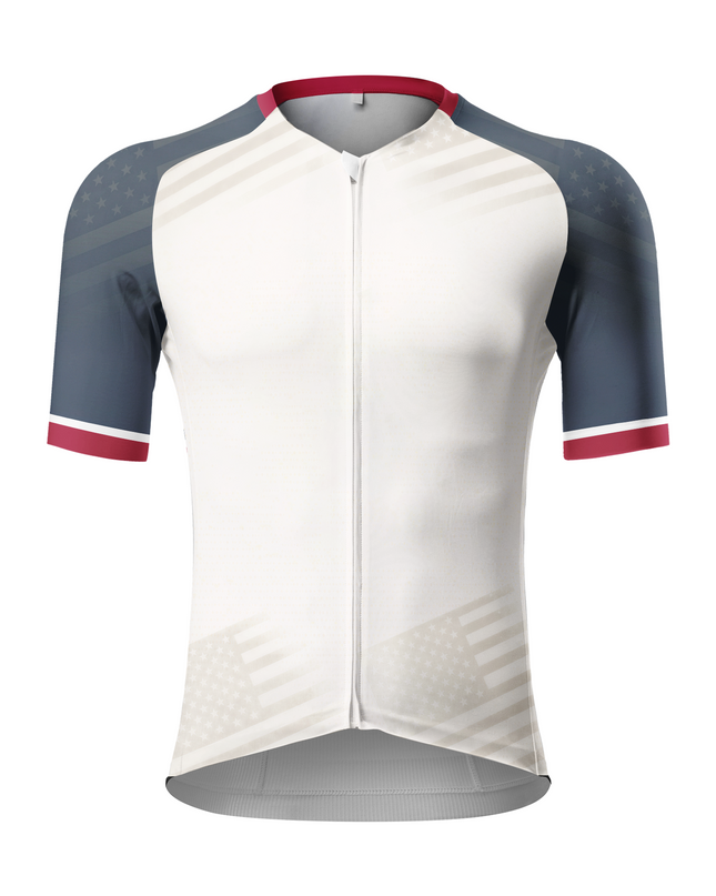 RockBros Men's Retro Graphic Heritage Map Cycling Jersey