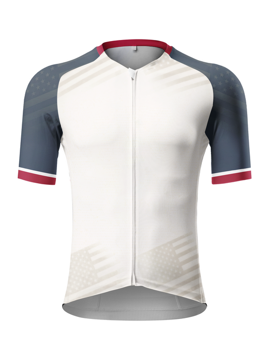 RockBros Men's Retro Graphic Heritage Map Cycling Jersey