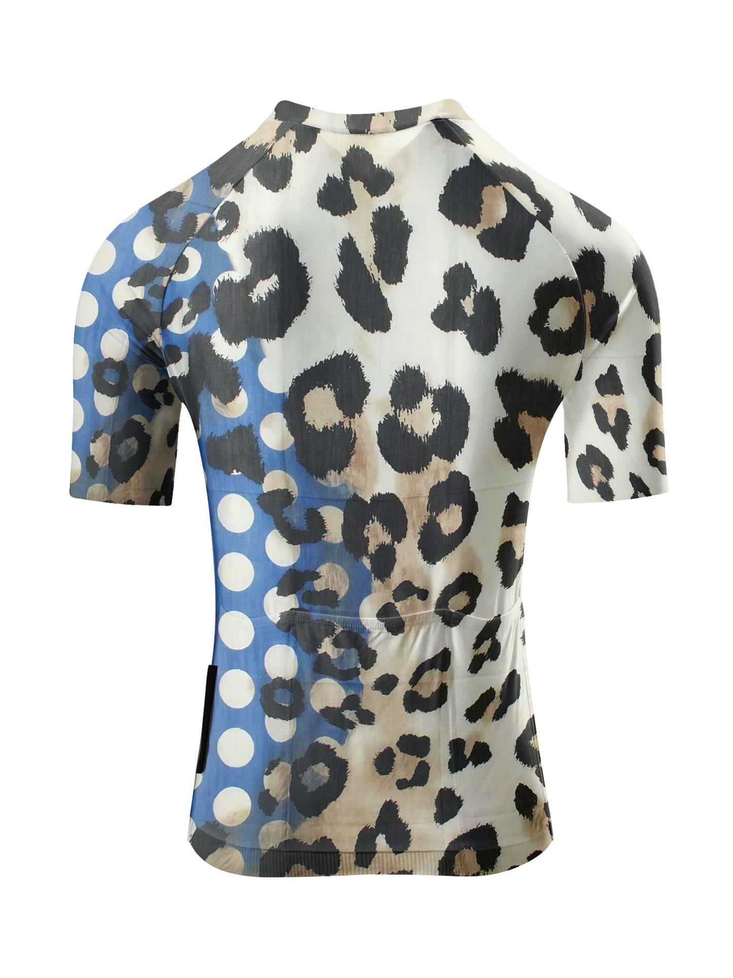 ROCKBROS Women's "Cobalt Cheetah" Pop-Art Leopard Performance Aero Jersey