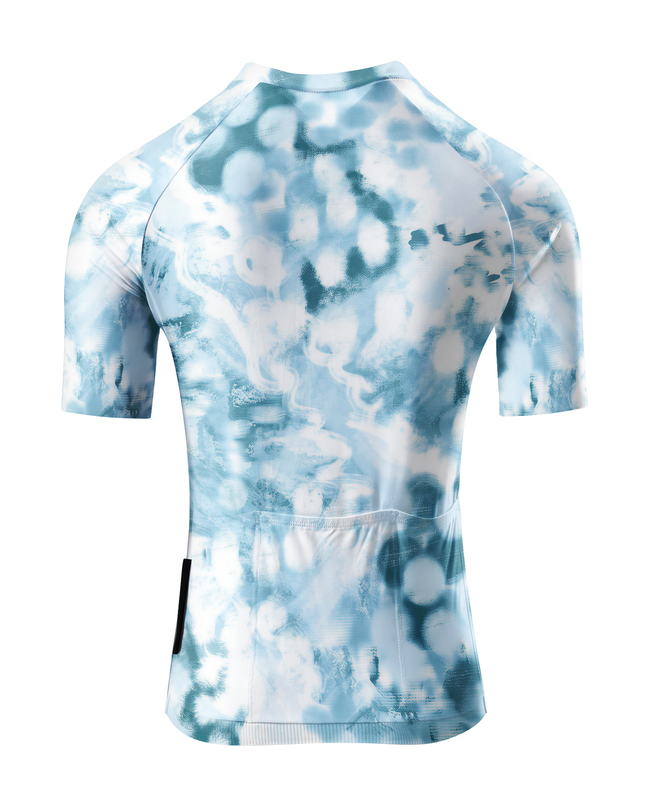 RockBros Women's "Cloud Drift" Abstract Sky-Print Aero Cycling Jersey