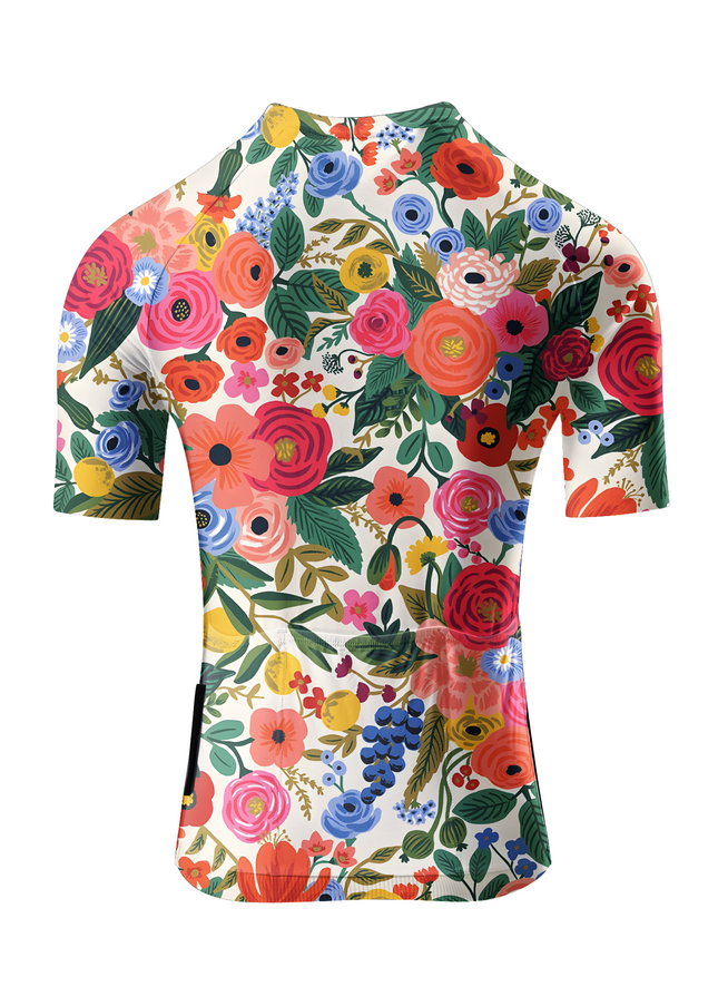 RockBros Women's "Spring Bloom" Vintage Botanical Art Pro Aero Jersey