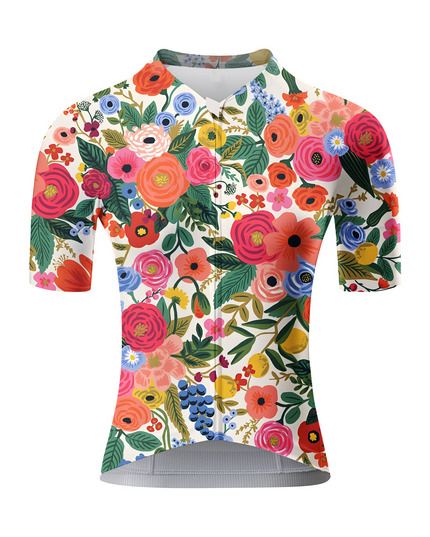 ROCKBROS Women's "Spring Bloom" Vintage Botanical Art Pro Aero Jersey