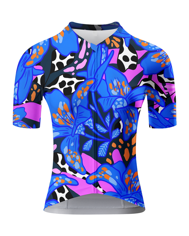 ROCKBROS Women's "Electric Lily" Pop Art Fusion Pro Aero Jersey