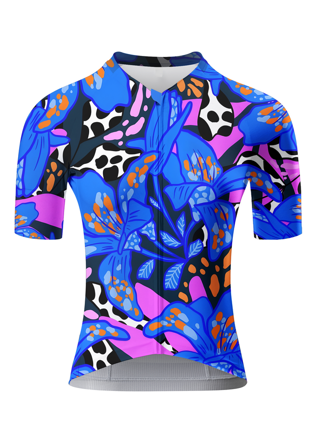 ROCKBROS Women's "Electric Lily" Pop Art Fusion Pro Aero Jersey