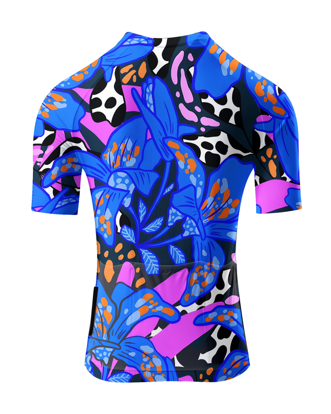 ROCKBROS Women's "Electric Lily" Pop Art Fusion Pro Aero Jersey