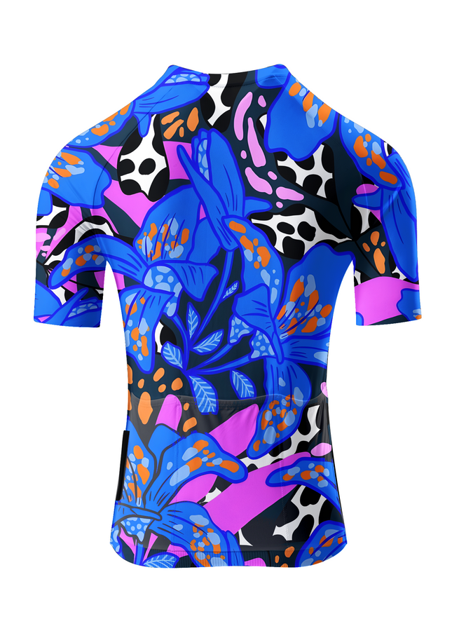 ROCKBROS Women's "Electric Lily" Pop Art Fusion Pro Aero Jersey