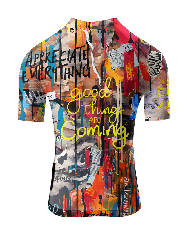 RockBros Women's "Studio Splatter" Action Painting Pro Aero Jersey