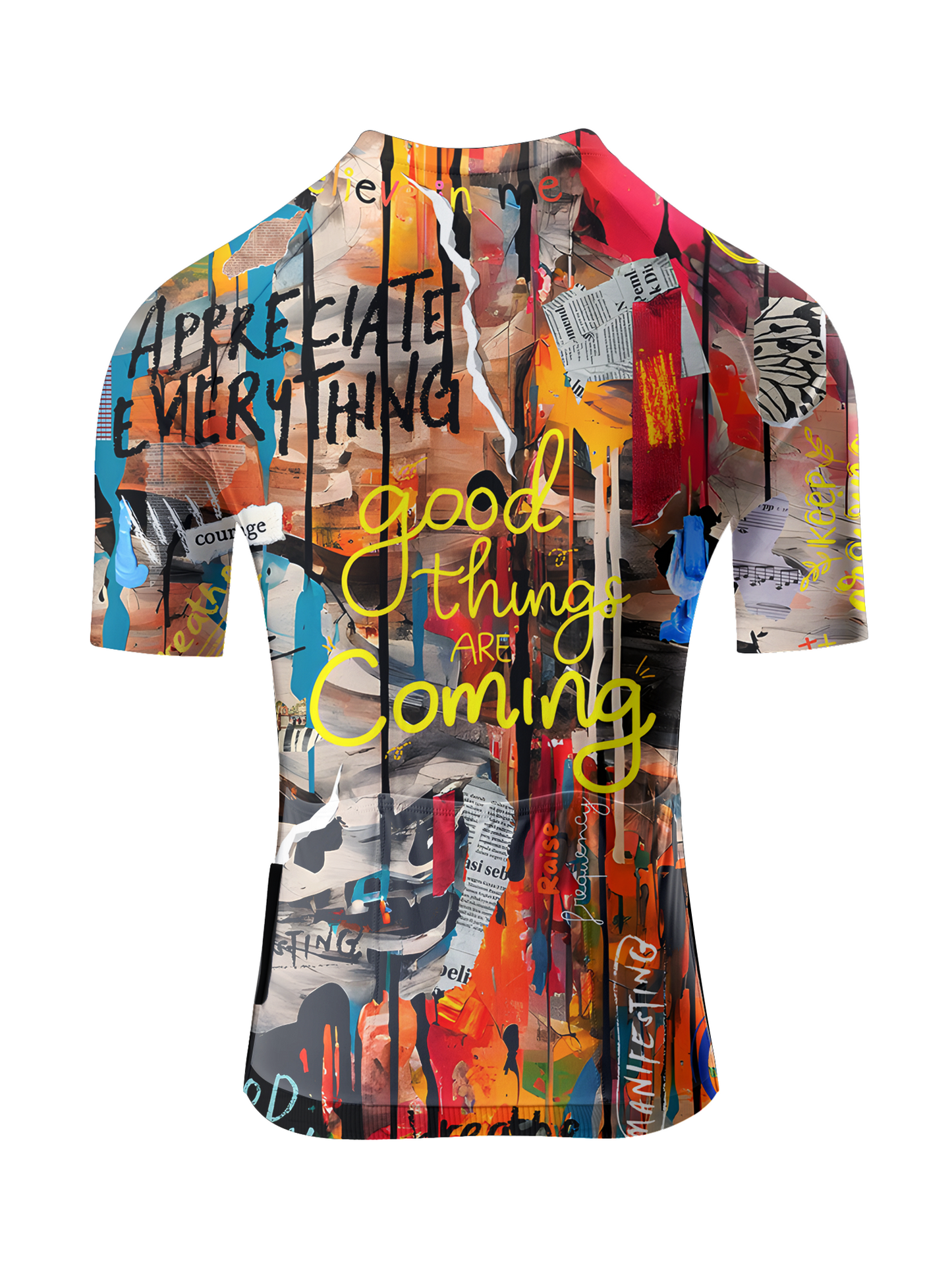 RockBros Women's "Studio Splatter" Action Painting Pro Aero Jersey