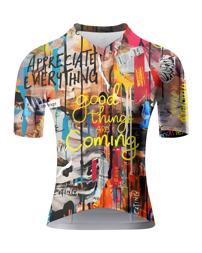 RockBros Women's "Studio Splatter" Action Painting Pro Aero Jersey