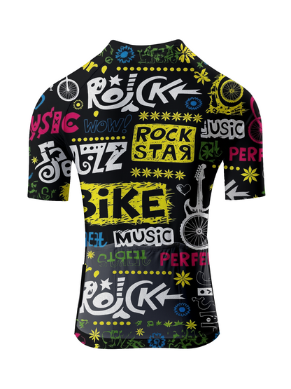 RockBros Women's "Urban Maze" Optical Graffiti Pro Aero Jersey