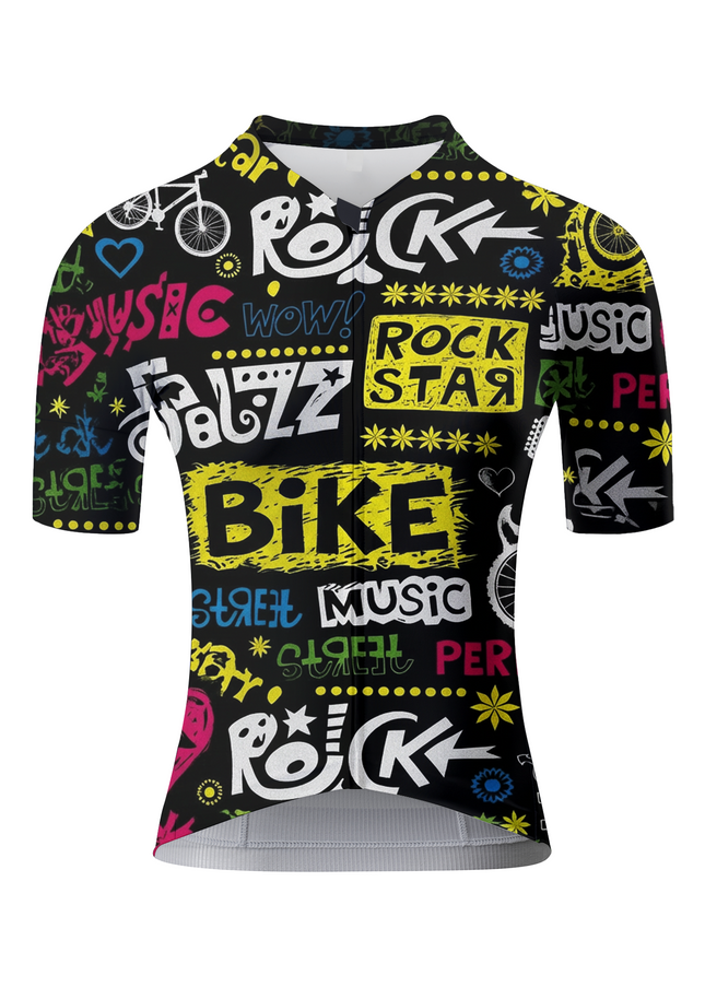 RockBros Women's "Urban Maze" Optical Graffiti Pro Aero Jersey