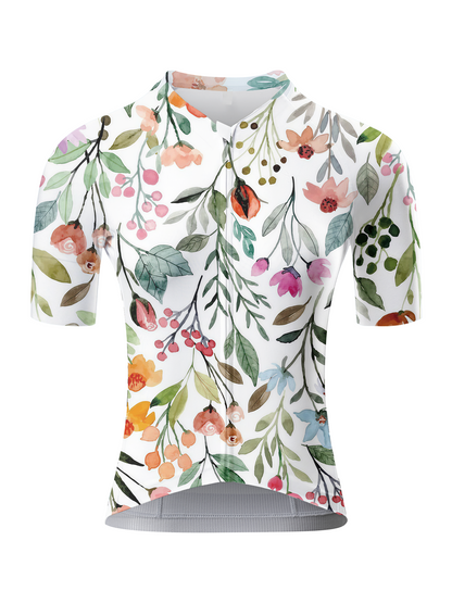 ROCKBROS Women's "Floral Bloom" All-Weather Artistic Pro Aero Jersey