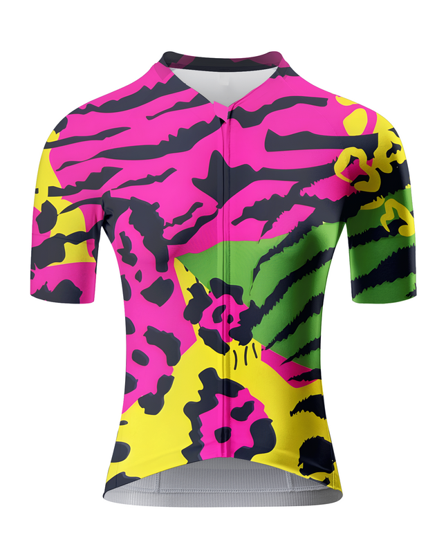 RockBros Women's "Cyber Current" Futuristic Abstract Pro Aero Jersey