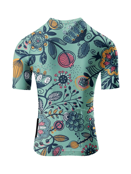 ROCKBROS Women's "Folk Flora" All-Weather Artistic Pro Aero Jersey