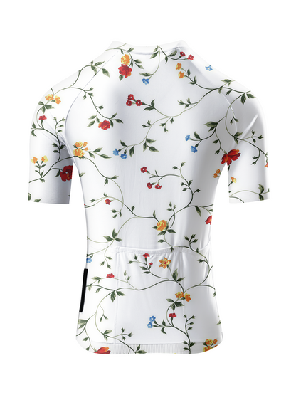 ROCKBROS Women's "Pastoral Vines" All-Weather Fine-Art Pro Aero Jersey