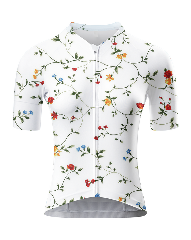 ROCKBROS Women's "Pastoral Vines" All-Weather Fine-Art Pro Aero Jersey