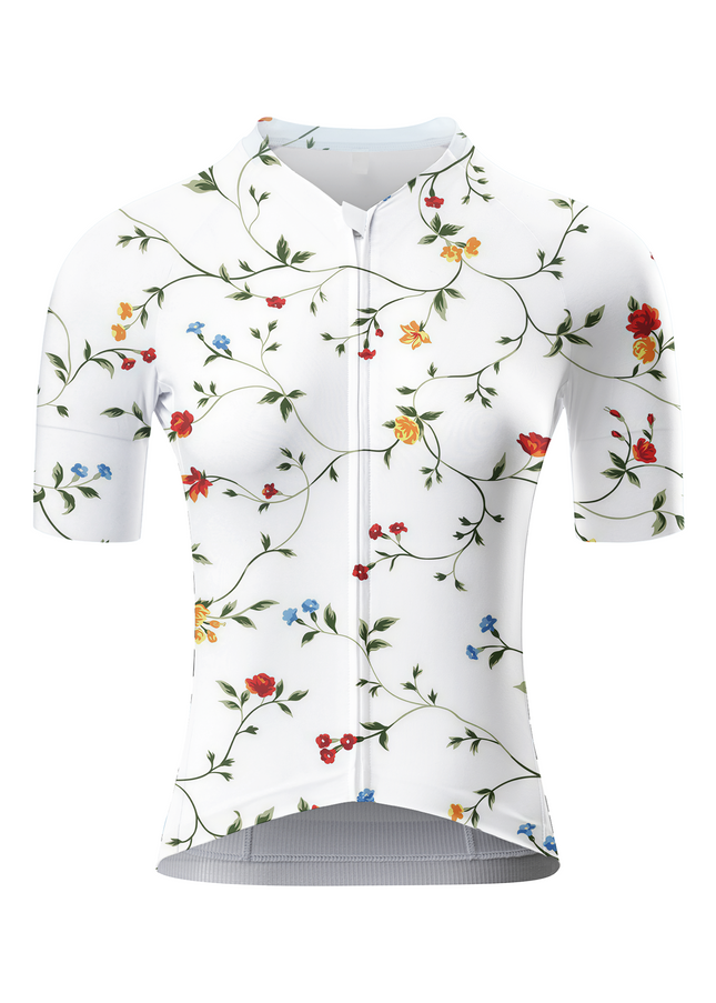 ROCKBROS Women's "Pastoral Vines" All-Weather Fine-Art Pro Aero Jersey
