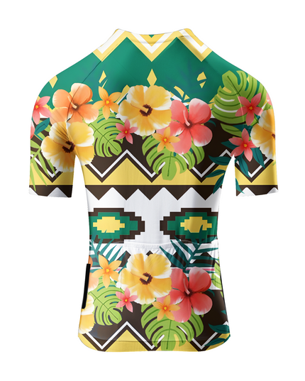 ROCKBROS Women's "Sunlit Aztec" Tropical Flora Art Pro Aero Jersey