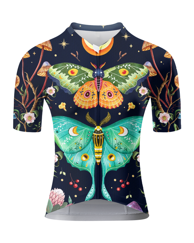ROCKBROS Women's "Nocturnal Wings" All-Weather Fantasy Art Pro Aero Jersey