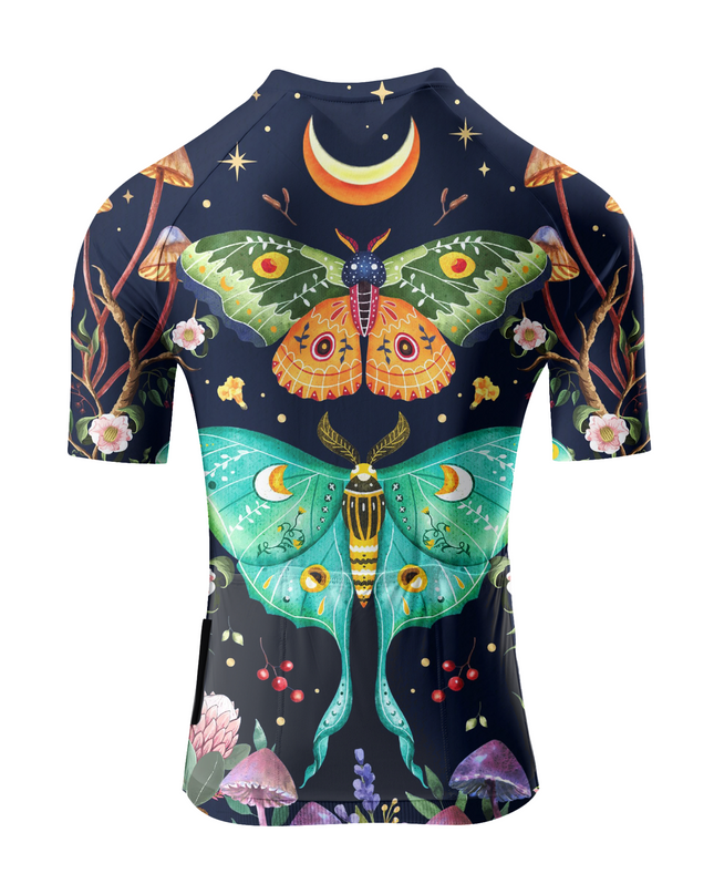 ROCKBROS Women's "Nocturnal Wings" All-Weather Fantasy Art Pro Aero Jersey