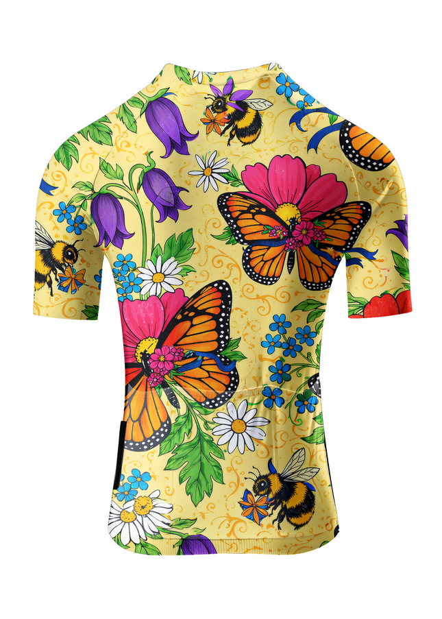 ROCKBROS Women's "Monarch Meadow" Wildflower Garden Art Pro Aero Jersey