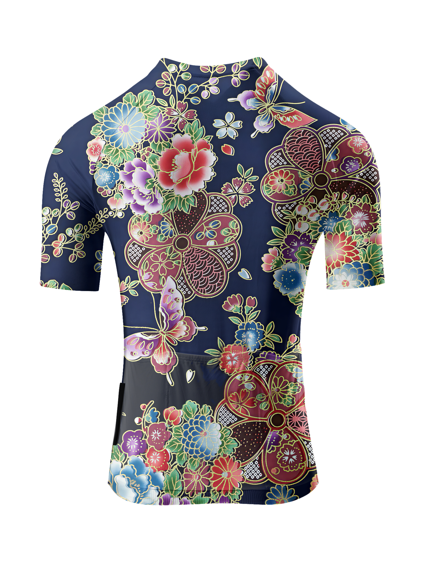 RockBros Women's "Sakura Night" All-Weather Oriental Art Pro Aero Jersey