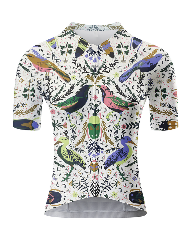 RockBros Women's "Aviary Symmetry" All-Weather Bio-Art Pro Aero Jersey