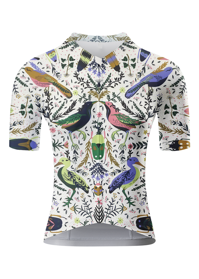 RockBros Women's "Aviary Symmetry" All-Weather Bio-Art Pro Aero Jersey